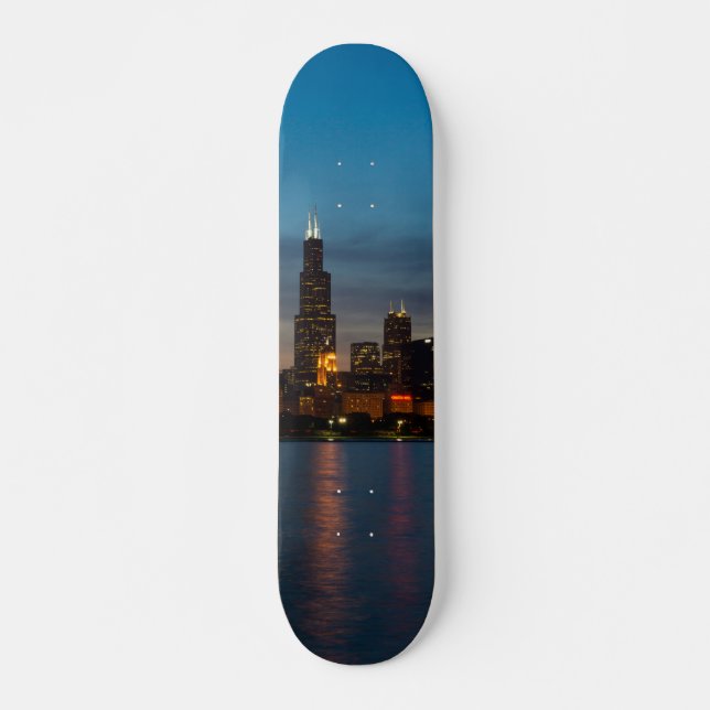 Skateboard Alrededor De Willis De Noche (Anverso )
