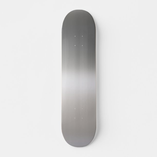 Skateboard Aluminio cepillado con clase (Anverso )