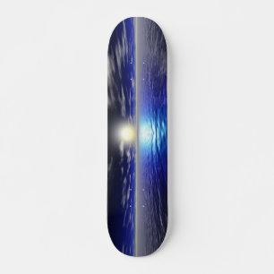 Skateboard Amanecer azul