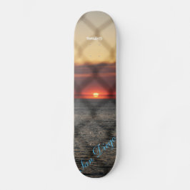 Skateboard Amanecer encadenado