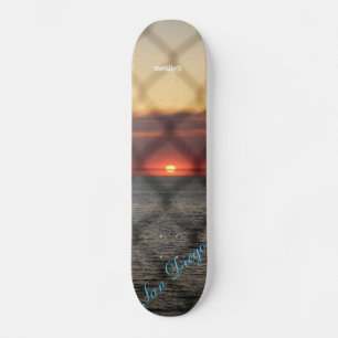 Skateboard Amanecer encadenado