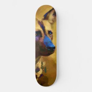 Skateboard Amar al perro salvaje africano
