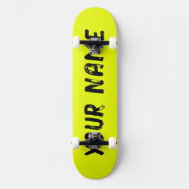 Skateboard Amarillo vibrante