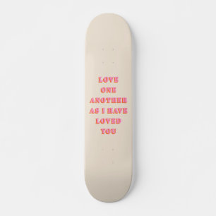 Skateboard Amarse mutuamente John 13 34 Biblia Verse Scriptur