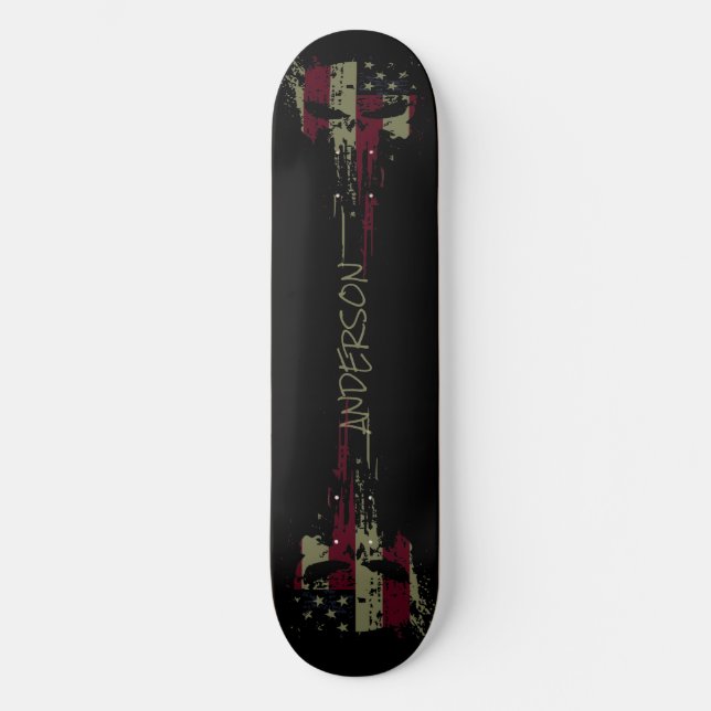 skateboard AMERICA GRUNGE (Anverso)