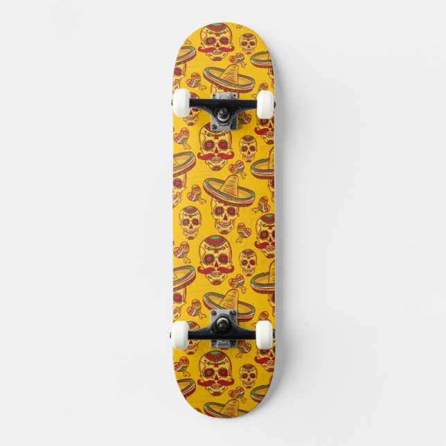 Skateboard Amigo Skulls (Anverso)