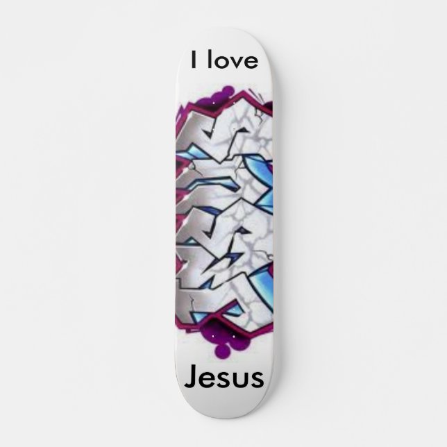 Skateboard Amo a Jesús (Anverso )