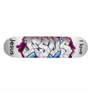 Skateboard Amo a Jesús
