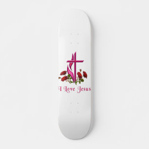 Skateboard Amo a Jesús