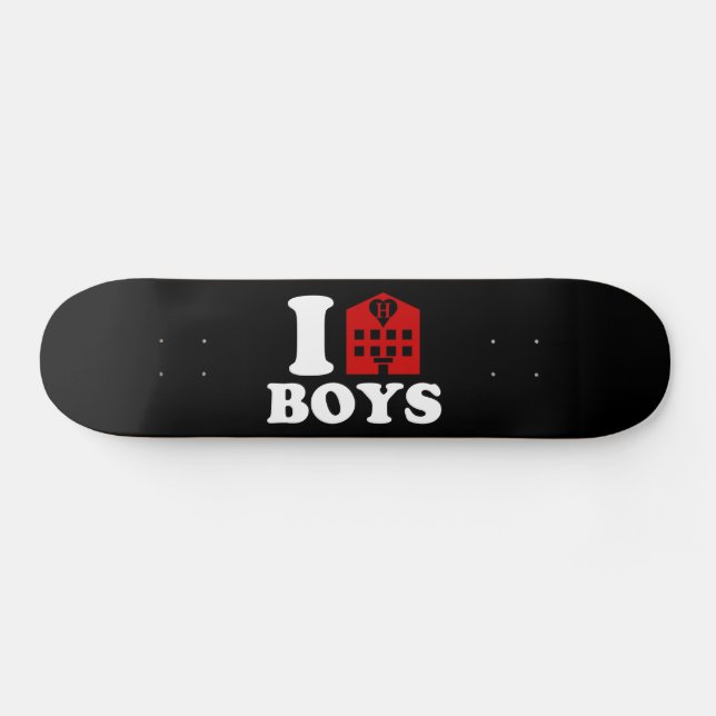 Skateboard Amo a los chicos del hotel (Horz)