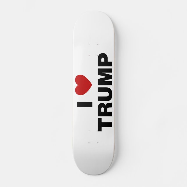 Skateboard Amo a Trump (Anverso)