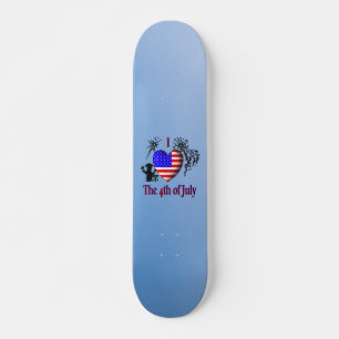 Skateboard Amo el 4 de Julio
