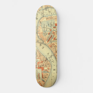 Skateboard Amo Londres - Viejo mapa de cosechas río Támesis