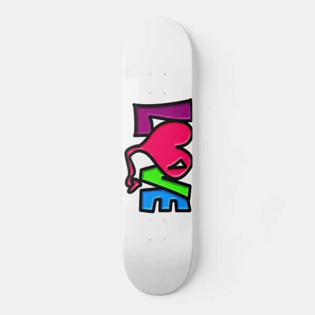 Skateboard Amor (Anverso)