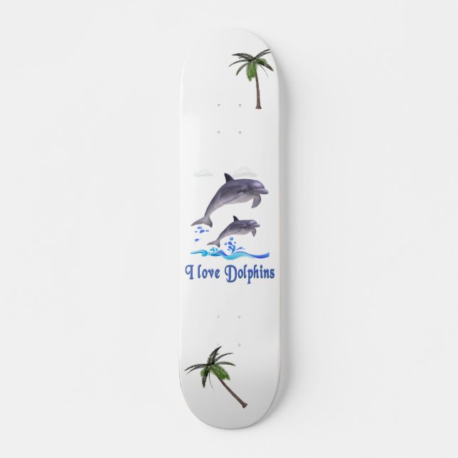 Skateboard Amor de delfines (Anverso )