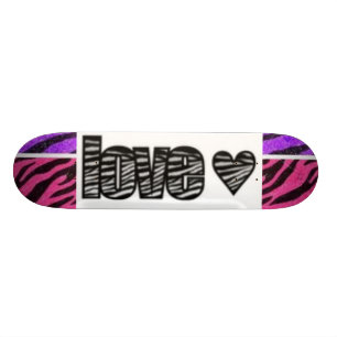 Skateboard Amor de la cebra
