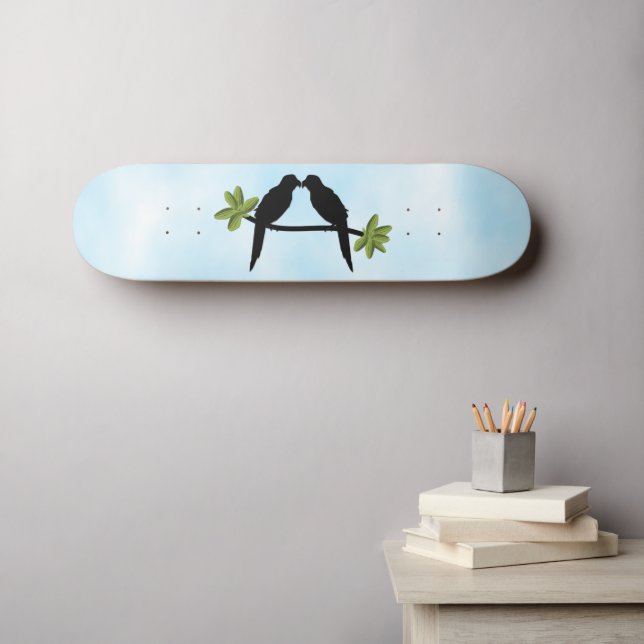 Skateboard Amor de loro (Arte de pared (horz))
