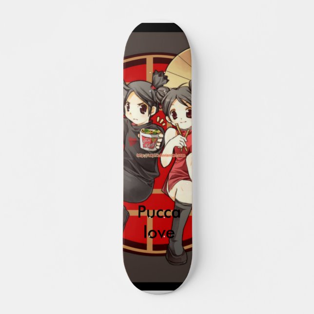 Skateboard Amor de Pucca (Anverso )