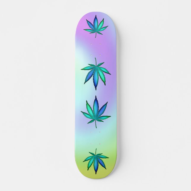 Skateboard Amor en arco iris (Anverso )