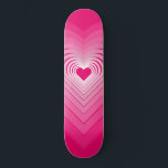 Skateboard Amor rosa - Corazones<br><div class="desc">Amor rosa - Elige tus colores favoritos</div>