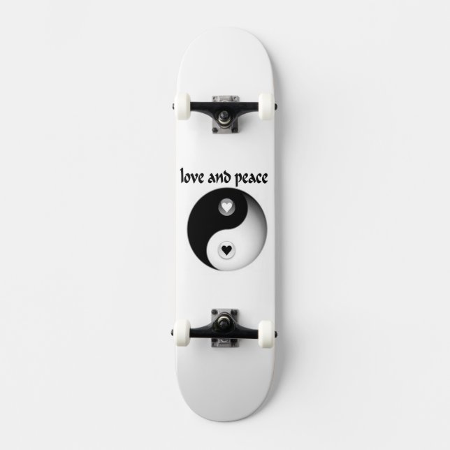 Skateboard Amor y Paz  (Anverso)
