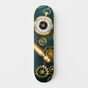 Skateboard Ampliador en estilo Steampunk