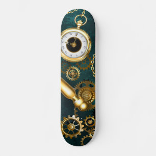Skateboard Ampliador en estilo Steampunk