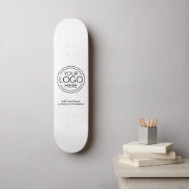 Skateboard Añadir el logotipo corporativo moderno Minimalista
