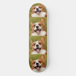Skateboard Añadir foto de perro personalizada