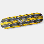 Skateboard Añadir iniciales de nombre, flechas negras amarill<br><div class="desc">Añade cualquier nombre o iniciales que quieras en este gran diseño - Visita mi tienda para ver muchos más diseños de skateboard y camisetas de skateboard,  Hoodies,  Backpack,  Blankets y más.</div>