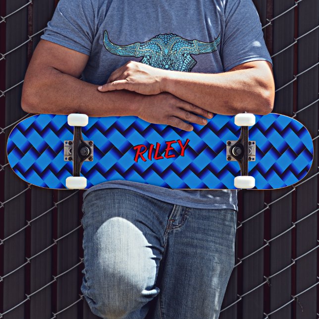 Skateboard Añadir Iniciales de Nombre, Skatebo de Patrón de H (Subido por el creador)