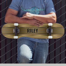 Skateboard Añadir Iniciales de Nombre, Skateboar De Bandas De