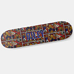 Skateboard Añadir nombre Pop Art Comic Book Gym Life Brown Bl<br><div class="desc">Añade cualquier nombre o iniciales que quieras en este gran diseño - Visita mi tienda para ver muchos más diseños de skateboard y camisetas de skateboard,  Hoodies,  Backpack,  Blankets y más.</div>