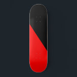 Skateboard Anarchist Flag (Anarchism)<br><div class="desc">This design features the red and black flag of anarchism. Louise Michel, who participated in the Paris Commune of 1871, said: "The red banner, which has always stood for liberty, frightens the executioners because it is so red with our blood... Those red and black banners wave over us mourning our...</div>