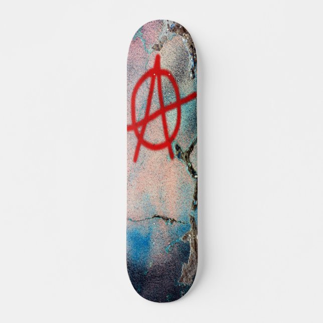 Skateboard anarquía (Anverso )
