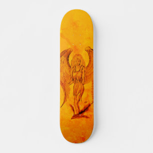 Skateboard Ángel al estilo tatuaje