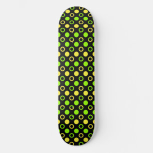 Skateboard Anillos de limón y limón y puntos de polka por STa