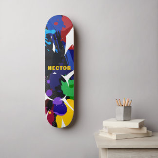 Skateboard Animación 2D colorida personalizada