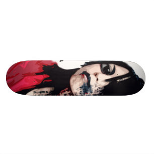 Skateboard animado vivo