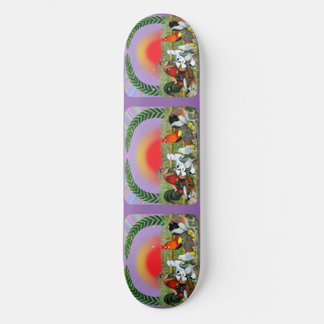 Skateboard Animales de granja (Anverso)