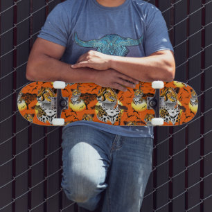 Skateboard Animales salvajes de la costa africana Cheetah