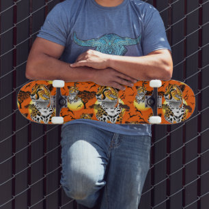 Skateboard Animales salvajes de la costa africana Cheetah