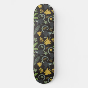 Skateboard Animales tropicales patrón sin soldadura árbol de 