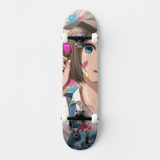 Skateboard Anime Chica en Skateboard, Anime Chica Skateboard,