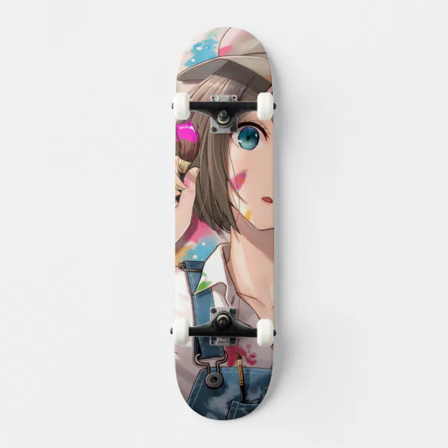 Skateboard Anime Chica en Skateboard, Anime Chica Skateboard,