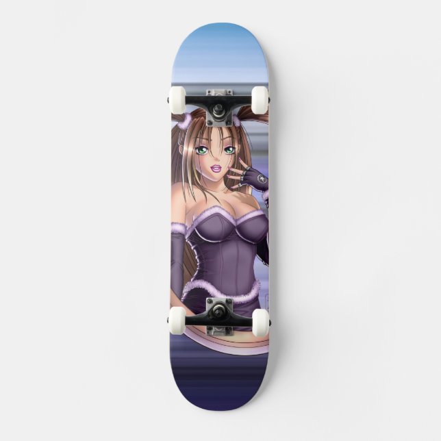 Skateboard Anime Chica - Nikki (Anverso)