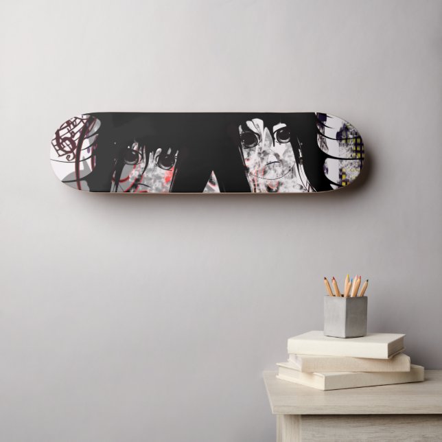 Skateboard Anime Chicas (Arte de pared (horz))