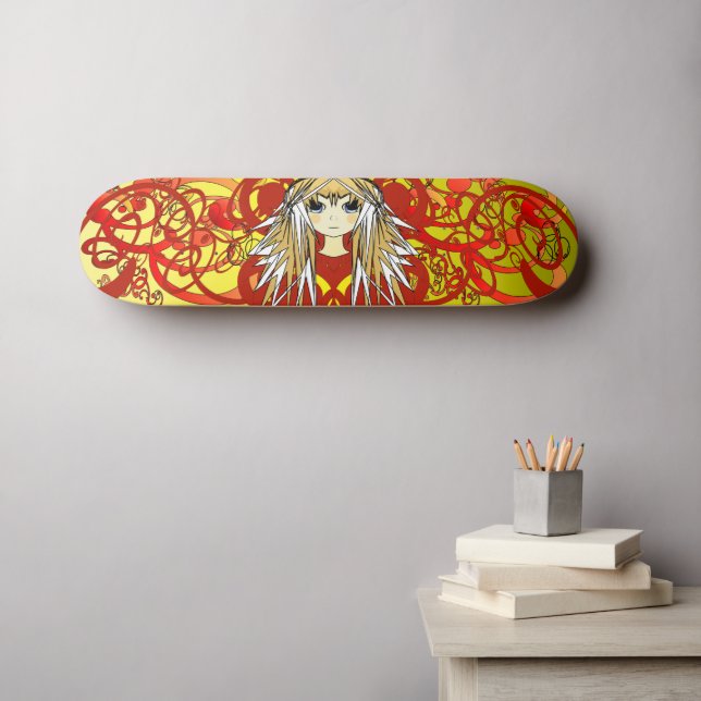 Skateboard Anime Chicas (Arte de pared (horz))
