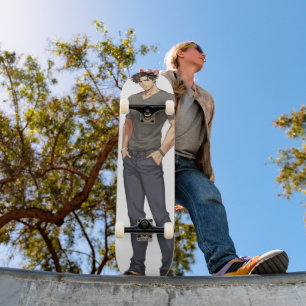 Skateboard Anime Man Handsome Zaddy