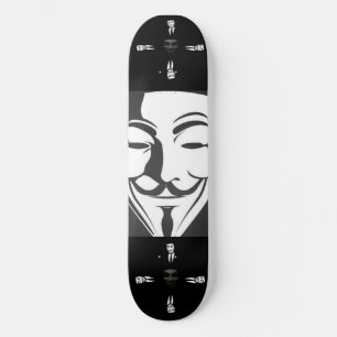 Skateboard anónimo (Personalizable)